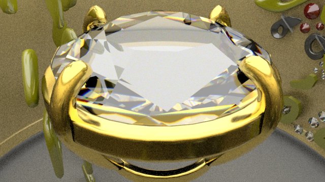 diamonds with 3 and 4 prong 3D Модель .c4d .max .obj .3ds .fbx .stl .blend 