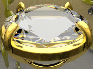 diamonds with 3 and 4 prong Modelo 3D