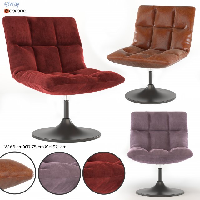 dutchbone-bar-lounge 3D 모델 .c4d .max .obj .3ds .fbx .stl .blend 