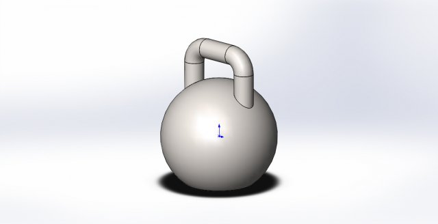 kettlebell Model 3D .c4d .max .obj .3ds .fbx .stl .blend 