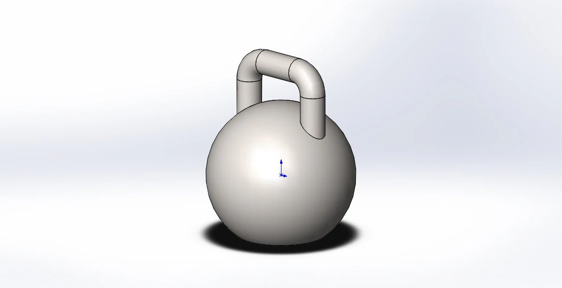 kettlebell 3D Model .c4d .max .obj .3ds .fbx .stl .blend 