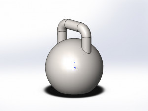 kettlebell 3D Model