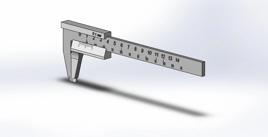 caliper 3D Print Model .c4d .max .obj .3ds .fbx .stl .blend 