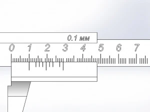 caliper 3D Print Model