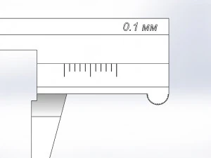caliper 3D Print Model