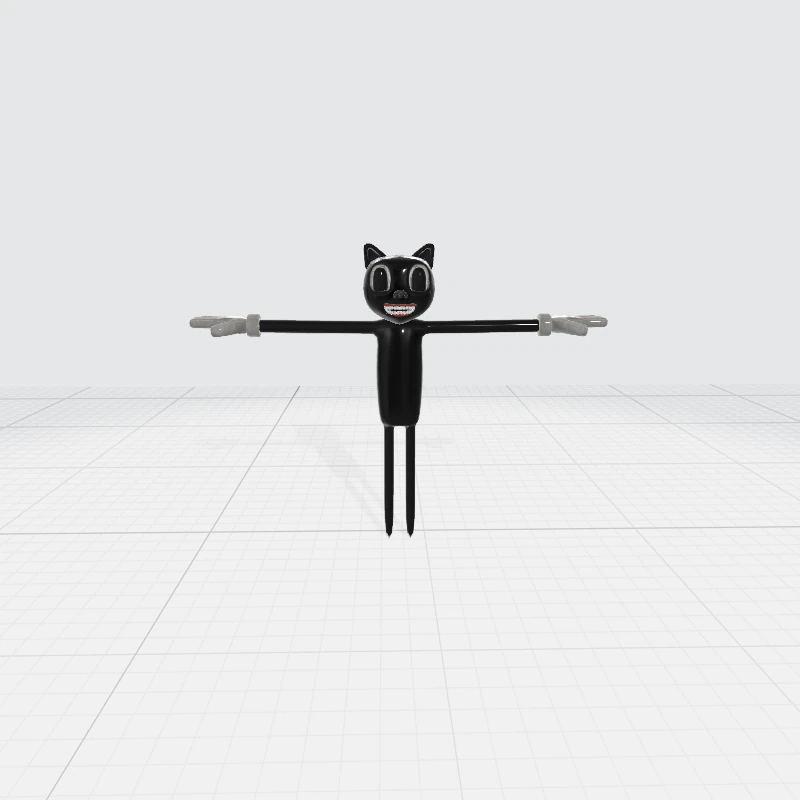 cartoon cat 3D Model .c4d .max .obj .3ds .fbx .stl .blend 
