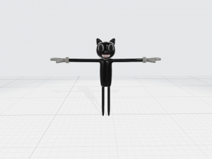 cartoon cat 3D Model