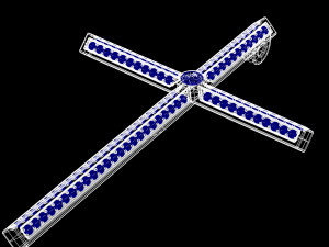 golden cross cross 3d gold cross 3D Model