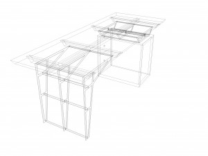desk 3D Modell