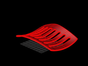 Ergonomic wrist support 3D Druckmodell