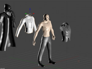 character clothing Modelo 3D