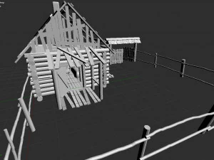 russian hut 3D Model