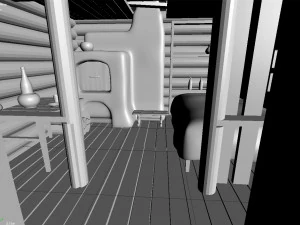 russian hut 3D Model