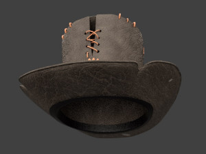 steampunk top hat 3D मॉडल