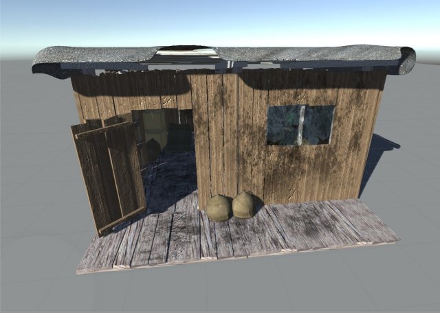 barn Modello 3D .c4d .max .obj .3ds .fbx .stl .blend 