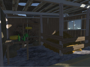 barn Modello 3D