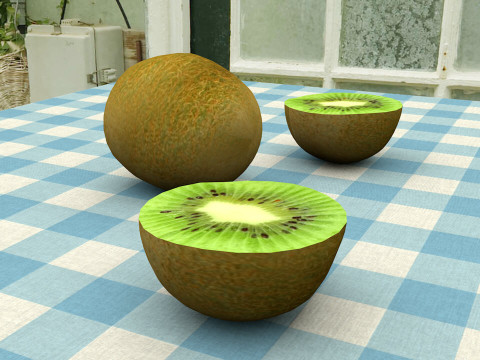Kiwi Fruta Modello 3D