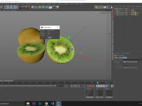 Kiwifrutta Modello 3D