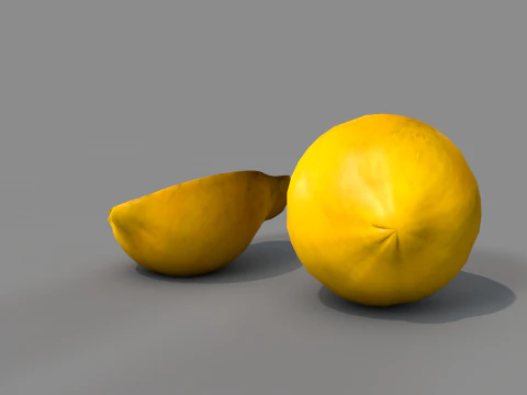 Fruta mamao 3D Model