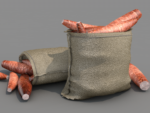 Mandioca 3D Модель