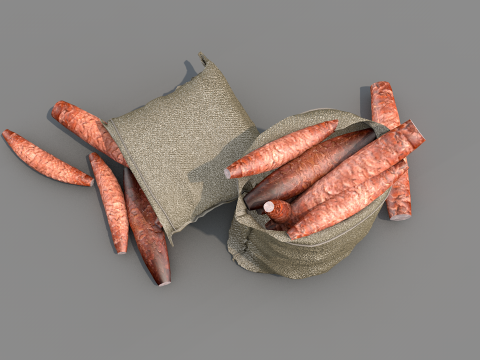 Mandioca 3D Модель