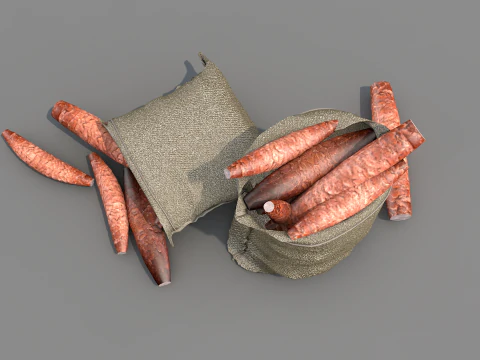 Mandioca 3D Model