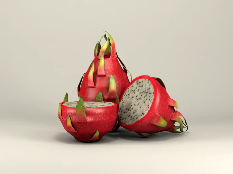Fruta pitaya Modelo 3D