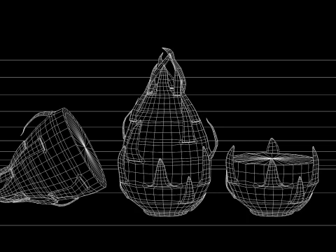 Fruta pitaya 3D Model