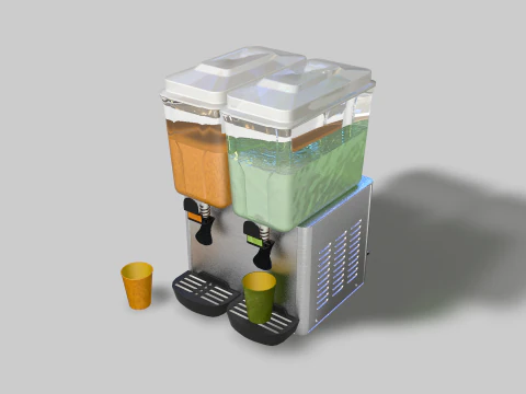 M&aacute;quina de Suco Modelo 3D
