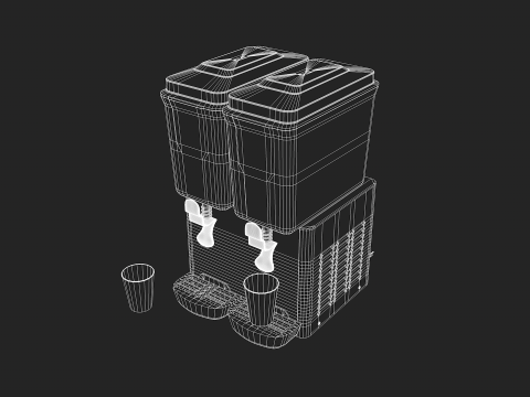 Mquina de Suco 3D-Modell