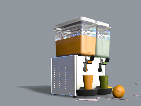 Mquina de Suco 3D-Modell