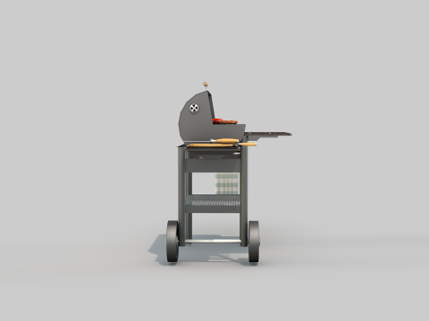 Grelha churrasco vapor 3D Модель