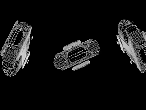 Electric Unicycle 3D Model