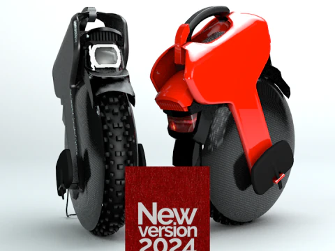 Electric Unicycle 3D Model