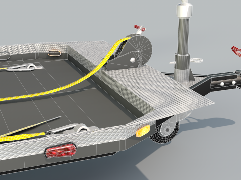 Plataforma do carro 3Dモデル
