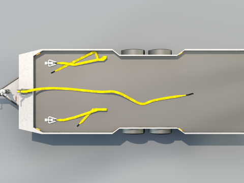 Plataforma do carro 3Dモデル