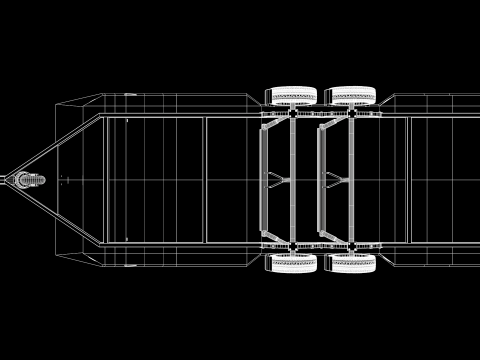 Plataforma do carro 3Dモデル