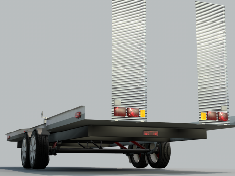Plataforma do carro 3Dモデル