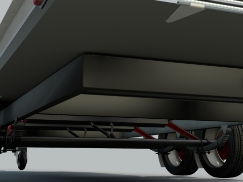 Plataforma do carro 3Dモデル
