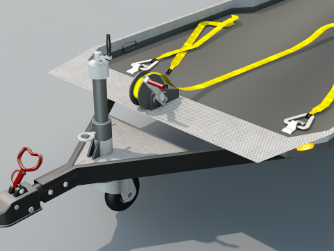 Plataforma do carro 3Dモデル