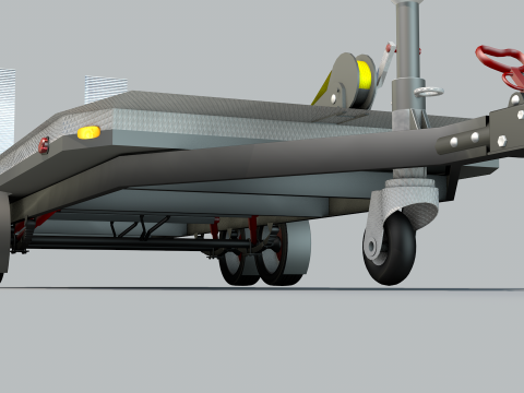 Plataforma do carro 3Dモデル