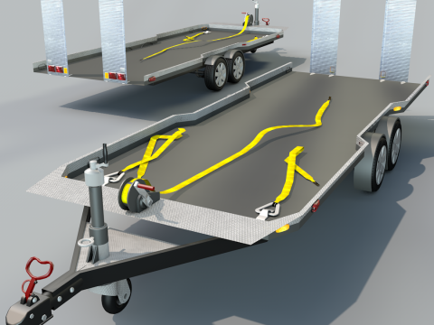 Plataforma do carro 3Dモデル