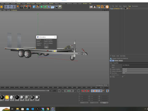 卡罗平台 3D 模型