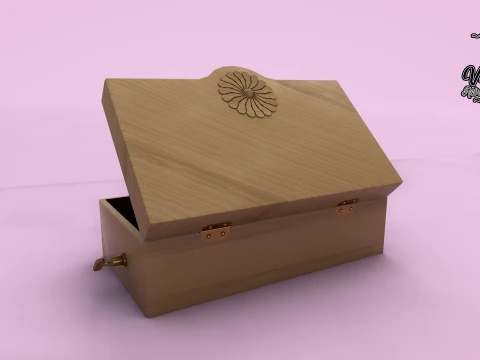 Ballerina Jewelry Box 3D Model
