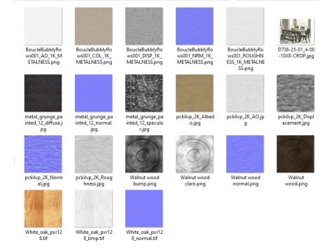 Mesa de jantar r&uacute;stica Modelo 3D