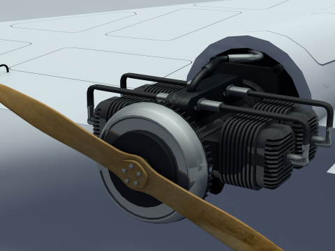 Drone Shahed 136 Modelo 3D