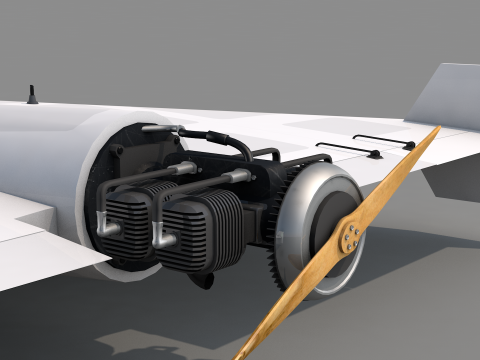Drone Shahed 136 Modelo 3D
