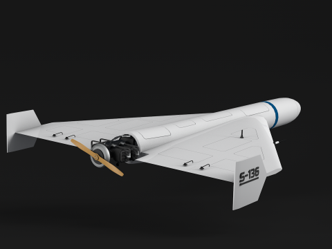 Drone Shahed 136 3D Model