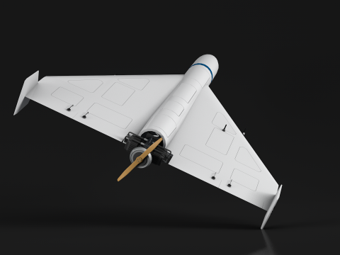 Drone Shahed 136 Modelo 3D