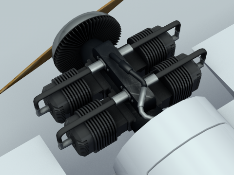 Drone Shahed 136 Modelo 3D